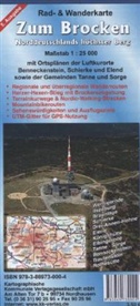 KKV Rad- und Wanderkarte: KKV Rad- und Wanderkarte Zum Brocken