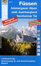 Landesamt für Digitalisierung Breitband und Vermes, Landesam für Digitalisierung  Breitband u, Landesam für Digitalisierung Breitband un, Bayer Landesamt für Digitalisierung Br - Topographische Karten Bayern - Bl.48: Topographische Karte Bayern Füssen