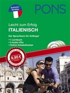PONS Leicht zum Erfolg Italienisch, Buch u. 3 Audio-CDs