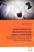 Aleksa-Carina Putinas - Untersuchung der Werbewirkung von Ingame-Advertising