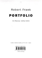 Robert Frank - ROBERT FRANK ; PORTFOLIO