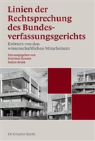 Brink, Brink, Stefan Brink, Hartmu Rensen, Hartmut Rensen - Linien der Rechtsprechung des Bundesverfassungsgerichts - 1: Linien der Rechtsprechung des Bundesverfassungsgerichts. Bd.1