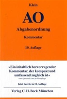 Franz Klein - Abgabenordnung (AO), Kommentar