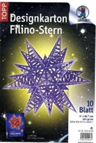 Designkarton Filino-Stern, lavendel