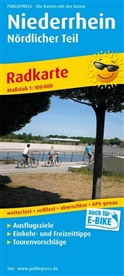 PublicPress Radwanderkarten: Niederrhein - Nördlicher Teil