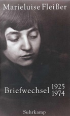 Marieluise Fleißer, Günthe Rühle, Günther Rühle - Briefwechsel 1925-1974