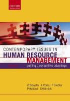 C. Brewster, Brewster/ Carey/ Grobler/ Warnisch, L. Carey, P. Grobler - Contemporary Issues in Human Resource Management Gaining a Competitive Advantage