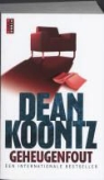 Dean Koontz, Dean R. Koontz - Geheugenfout / druk 7