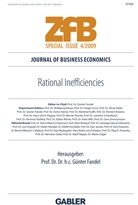 Günte Fandel, Günter Fandel - Zeitschrift für Betriebswirtschaft (ZfB ), Special Issue - 4/2009: Rational Inefficiencies