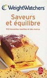 Weight Watchers, Weight watchers France - Saveurs et équilibre : 150 nouvelles recettes et des menus