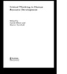 Carole Elliott, Carole (Lancaster University Elliott, Carole Turnbull Elliott, Elliott Carole, ELLIOTT CAROLE TURNBULL SHARON, Carole Elliott... - Critical Thinking in Human Resource Development