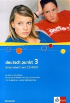 deutsch.punkt, Ausgabe Gymnasium - 3: 7. Schuljahr, Arbeitsheft m. CD-ROM