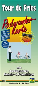 PublicPress Radwanderkarten: PublicPress Radwanderkarte Radwanderkarte Tour de Fries, 19 Teilktn.