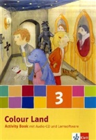 Colour Land, Ausgabe Baden-Württemberg, Berlin, Brandenburg, Rheinland-Pfalz: 3. Schuljahr, Activity Book m. Audio-CD u. CD-ROM