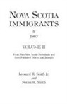 Alison Smith, Leonard H. Smith, Leonard H. Jr. Smith - Nova Scotia Immigrants to 1867, Volume II
