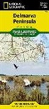 National Geographic Maps, National Geographic Maps - Trails Illust, National Geographic - Delmarva Peninsula, Regional Recreational Map