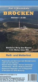 KKV Rad- und Wanderkarte: KKV Rad- und Wanderkarte Brocken