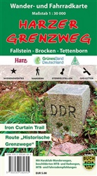 Thorsten Schmidt, Bernhar Spachmüller, Bernhard Spachmüller - Der Harzer Grenzweg, Wander- und Fahrradkarte