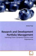 Michael Popp - Research and Development Portfolio Management