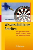 Bernd Heesen - Wissenschaftliches Arbeiten