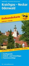 PublicPress Radwanderkarten: PublicPress Radwanderkarte Kraichgau - Neckar - Odenwald