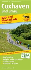 PublicPress Rad- und Wanderkarten: PublicPress Rad- und Wanderkarte Cuxhaven und umzu
