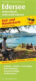 PublicPress Rad- und Wanderkarten: PublicPress Rad- und Wanderkarte Edersee, Nationalpark Kellerwald-Edersee