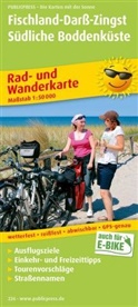 PublicPress Rad- und Wanderkarten: PublicPress Rad- und Wanderkarte Fischland - Darß - Zingst - Südliche Boddenküste