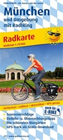 PublicPress Radwanderkarten: PublicPress Radwanderkarte München und Umgebung mit RadlRing