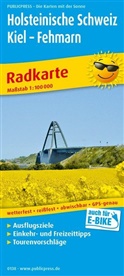 PublicPress Radwanderkarten: PublicPress Radwanderkarte Holsteinische Schweiz, Kiel - Fehmarn