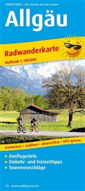 PublicPress Radwanderkarten: PublicPress Radwanderkarte Allgäu
