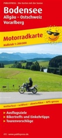 PublicPress Motorradkarten: PublicPress Motorradkarte Bodensee, Allgäu - Ostschweiz - Vorarlberg