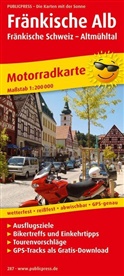 PublicPress Motorradkarten: PublicPress Motorradkarte Fränkische Alb - Fränkische Schweiz, Altmühltal