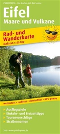 PublicPress Rad- und Wanderkarten: PublicPress Rad- und Wanderkarte Eifel, Maare und Vulkane