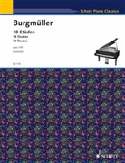 Friedrich Burgmüller, Johann Friedrich Franz (Frédéric) Burgmüller, Monika Twelsiek - 18 Etüden op.109, Klavier