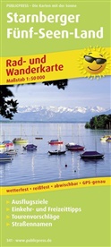 PublicPress Rad- und Wanderkarten: PublicPress Rad- und Wanderkarte Starnberger Fünf-Seen-Land
