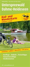 PublicPress Rad- und Wanderkarten: PublicPress Rad- und Wanderkarte Unterspreewald, Dahme-Heideseen