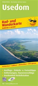PublicPress Rad- und Wanderkarten: PublicPress Rad- und Wanderkarte Usedom