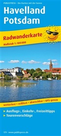PublicPress Radwanderkarten: PublicPress Radwanderkarte Havelland - Potsdam