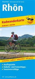 PublicPress Radwanderkarten: PublicPress Radwanderkarte Rhön