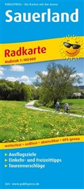 PublicPress Radwanderkarten: PUBLICPRESS Radkarte Sauerland
