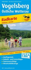 PublicPress Radwanderkarten: PublicPress Radwanderkarte Vogelsberg, Östliche Wetterau