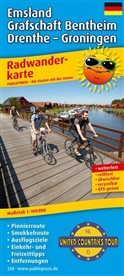 PublicPress Radwanderkarten: Emsland - Grafschaft Bentheim - Drenthe - Groningen, United Countries Tour
