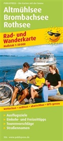 PublicPress Rad- und Wanderkarten: PublicPress Rad- und Wanderkarte Altmühlsee - Brombachsee - Rothsee