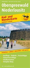 PublicPress Rad- und Wanderkarten: PublicPress Rad- und Wanderkarte Oberspreewald, Niederlausitz
