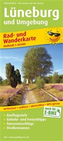 PublicPress Rad- und Wanderkarten: PublicPress Rad- und Wanderkarte Lüneburg und Umgebung