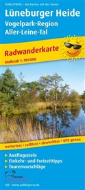PublicPress Radwanderkarten: PublicPress Radwanderkarte Lüneburger Heide - Vogelpark-Region, Aller-Leine-Tal