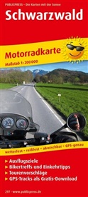 PublicPress Motorradkarten: PublicPress Motorradkarte Schwarzwald
