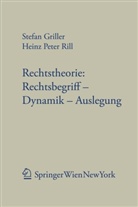 Stefan Griller, Heinz P. Rill, Heinz Peter Rill - Rechtstheorie: Rechtsbegriff - Dynamik - Auslegung