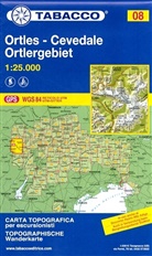 Tabacco Editrice Wanderkarten: Tabacco topographische Wanderkarte Ortles - Cevedale